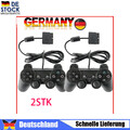 2STK Controller für PS2 Playstation 2 Dual Vibration wired Gamepad kabelgebunden