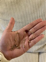 2er Set Armbänder in gold