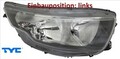 TYC 20-15134-05-2 Hauptscheinwerfer links Scheinwerfer Frontscheinwerfer 