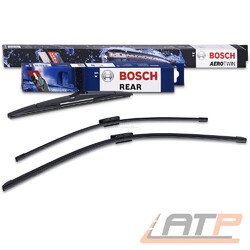 BOSCH AEROTWIN SCHEIBENWISCHER A119S +HECKWISCHER H304 FÜR RENAULT GRAND SCENIC#HÖCHSTE WISCHQUALITÄT DURCH AEROTWIN WISCHERBLÄTTER#