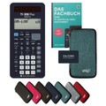 TI-30X Plus MathPrint inkl. Schutztasche Türkis & Fachbuch (132 Seiten, DIN A5)