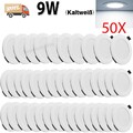 50x 9W LED Panel Einbaustrahler Deckenleuchte Einbau Leuchte Spot Set flach slim
