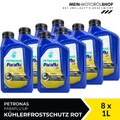 Petronas Paraflu UP Kühlerfrostschutz rot Kühlflüssigkeit 8x1 Liter = 8 Liter