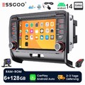 7" Android 14 Autoradio 6+128GB 8-Kern GPS Navi DSP CarPlay Für AUDI TT 8J