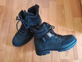 Tamaris Schnür Stiefeletten Outdoor  Style Schwarz 38  Schnür stiefeletten