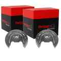 2X METZGER SPRITZBLECHE BREMSSCHEIBEN HINTEN PASSEND FÜR AUDI A3 Q2 SEAT ATECA