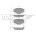 1x ORIGINAL® Tomex Brakes TX 14-86 Bremsbelagsatz, Scheibenbremse Vorne, inkl.