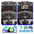 Für Fiat Panda 312 2012-2024 Android15 Autoradio GPS NAVI Wifi Apple Carplay 64G