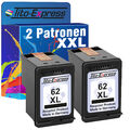 2 Patronen XXL PlatinumSerie für HP 62 XL Black Envy e-All-in-One 5600 5640 5642