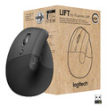 Vertikale Maus Logitech ergonomisch Lift for Business wireless graphite