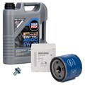 5L LIQUI MOLY Motoröl 5W30 dexos2 + ORIGINAL Ölfilter für OPEL ASTRA K 1.0-1.4