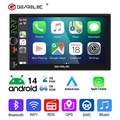 7'' Doppel 2 DIN  Android 13 Carplay Autoradio Bluetooth GPS NAVI RDS WIFI 64GB