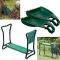 Klappbare tragbare Gartenkniebeuge Sitzunterlage Gartengerät mit Blattgreifer Gras