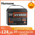 12V 100Ah LiFePO4 Akku Lithium Batterie 100Ah 110A BMS für Wohnmobil Camper Boot