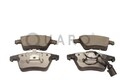 Bremsbelagsatz Scheibenbremse QUARO SILVER CERAMIC QP1641C für VW MULTIVAN T5 T6