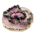 Labradorit Armband Schmuck Mineral Splitterarmband Edelstein Kristall Chakra
