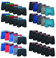 Boxershorts Mikrofaser Herren 10er Pack Schwarz Unterhose Retroshorts Gr. M-2XL