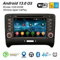 8-Kern Android 14 DAB+ Autoradio Für Audi TT MK2 DSP CarPlay 64GB DVD Wifi Navi