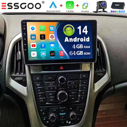 DAB+ Android 14 Autoradio Carplay GPS NAVI BT Kam Für Opel Astra J Buick Excelle