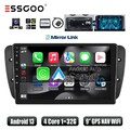9" Autoradio Carplay 32G Android 13 GPS NAV RDS Kamera Für Seat Ibiza MK4 09-13