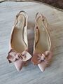 Slingback pumps Velourleder rose *Kiomi* 40