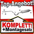 Auspuff für VW GOLF IV & NEW BEETLE 1.9 TDI Turbo Diesel Auspuffanlage