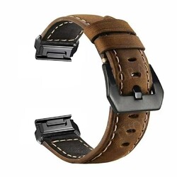 Quick Fit Leder Armband Für Garmin Fenix 8 E 7 7XSolar  6 6X Epix Pro 5 5X Plus