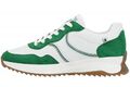 Rieker Evolution Damen Leder Sneaker Weiß Grün Schuhe W1302-80