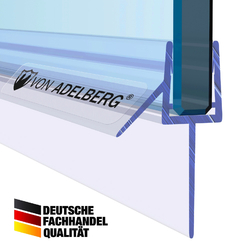 Duschdichtung Gerade PVC Ersatzdichtung Wasserabweiser Duschprofil VA006-17-10