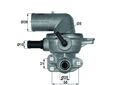MAHLE TI 133 88D Thermostat, Kühlmittel für CHRYSLER