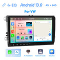 CarPlay Autoradio Android 13 GPS Nav RDS Für VW GOLF 5/6 Passat Polo T5 JETTA 6R