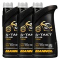 3x 1L Mannol Motoröl Motorradöl 4-Takt Teilsynthetisch 10W-40 API SL JASO MA2