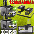 2X 6,0Ah Für Ryobi Akku 18V Lithium One Plus RB18L50 P108 RB18L40 9,0AH 8,0AH DE
