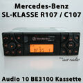 Original Mercedes R107 Radio Audio 10 BE3100 Becker Kassettenradio SL-Klasse RDS