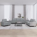 Sofagarnitur Sessel Sofa Couch Wohnzimmersofa Designsofa 4-tlg. Stoff NEU DE