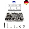 118 teiliges Set aus Zylinderschraube mit Innensechskant nach Norm DIN 912