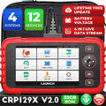 2025 Launch CRP129X Profi KFZ Diagnosegerät Profi Auto OBD2 Scanner TPMS EPB DE