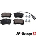 JP GROUP Bremsbelagsatz, Scheibenbremse Hinterachse u.a. für FORD, SEAT, VW