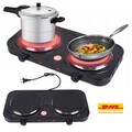 2000W Kochplatte Einzel Doppel Platte tragbar Kochfeld Gusseisenplatte Camping~