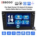4G Android14 Autoradio Carplay 6+128G Kamera Für Opel Astra H Corsa C D Zafira B