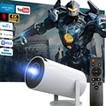 Mini 4K Full HD Projektor WiFi 6 BT 5.3 Android 13 HDMI USB Tragbar