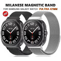 DE Milanese Armband Für Samsung Galaxy Watch Ultra 47mm Magnet Loop Uhrenarmband