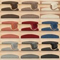 Stufenmatten Treppenmatten Treppenteppich Ariston in 9 Farben und versch. Set's
