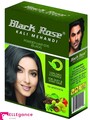 Black Rose Kali Mehandi – Henna Haarfarbe Pulver (Schwarz) – 100% Grau-Abdeckung