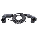 KS TOOLS 117.7310 efuturo Spiralladekabel Typ 2 auf Typ 1 Stecker, 1 Phase, bis 