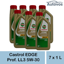 Castrol Edge Professional Longlife iii 5w-30 7 x 1 Liter LL3 VW 504 00 507 00 