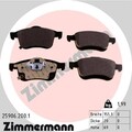 ZIMMERMANN BREMSBELÄGE SATZ VORDERACHSE passend für FIAT 500L | 25906.200.1