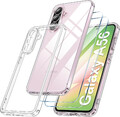Hülle für Samsung Galaxy A56 A36 A16 A55 A35 A15 A54 A14 5G + 2 Schutz Glas