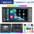 DAB+ Android 14 Autoradio Carplay KAM Für VW Touareg Multivan T5 GPS Navi RDS BT