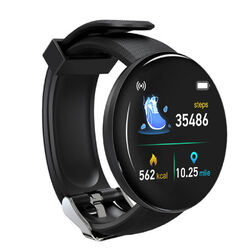 Smart watch Herren Damen Fitnessuhr Tracker Bluetooth Sportuhr Schrittzähler DE